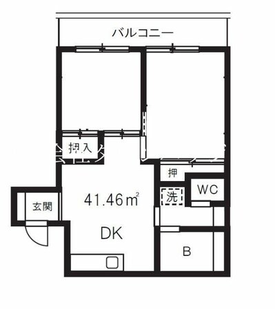 パークサイド南大井の物件間取画像